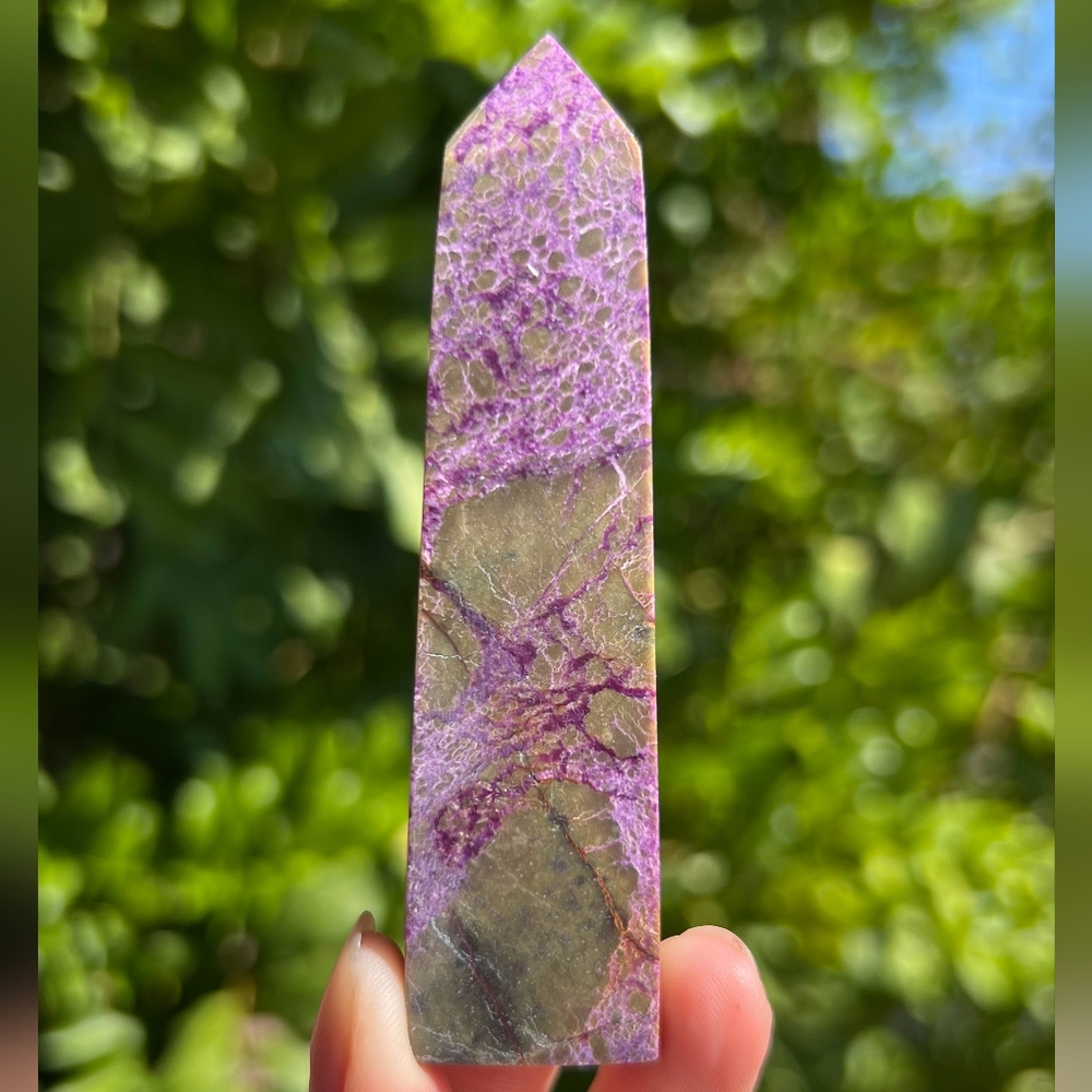 (A) NEW 3.4" VELVET FLASH ATLANTISITE TOWER